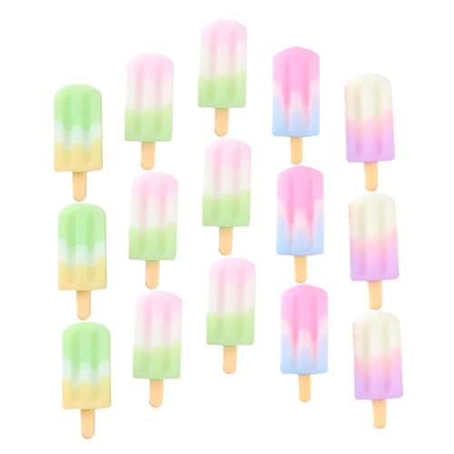 TOBBOMEY 15Stücke Eiscreme Anhänger Realistische Fake Desserts für Puppenhäuser Langlebige Dekorationen für Kreative DIY Projekte Mikrolandschaften TOBBOMEY 15Stücke Eiscreme Anhänger Realistische Fake Desserts für Puppenhäuser Langlebige Dekorationen für Kreative DIY Projekte Mikrolandschaften von TOBBOMEY
