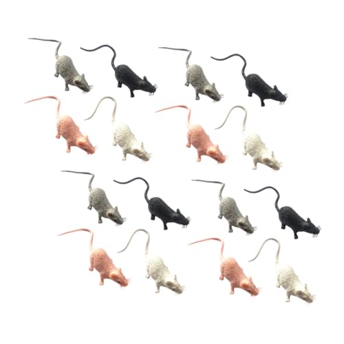 TOBBOMEY 16 Stück Kleine Mausmodelle, Plastikmäuse, Halloween Mäuse, Rattenspielzeug Für Kinder, Gefälschte Mousse, Gefälschte Mäuse, Spielzeug, Streich, Ratte, Halloween, Mausfigur, TOBBOMEY 16 Stück Kleine Mausmodelle, Plastikmäuse, Halloween Mäuse, Rattenspielzeug Für Kinder, Gefälschte Mousse, Gefälschte Mäuse, Spielzeug, Streich, Ratte, Halloween, Mausfigur, von TOBBOMEY