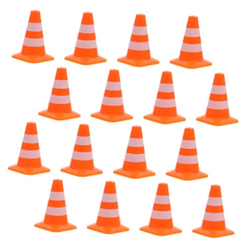 TOBBOMEY 16 Stück Teiliges Mini Verkehrskegel aus Robustem für Realistische Baustellen und Straßensperrspielzeuge mit Bunten Verkehrsschildern zur Verkehrserziehung und Puppenhaus TOBBOMEY 16 Stück Teiliges Mini Verkehrskegel aus Robustem für Realistische Baustellen und Straßensperrspielzeuge mit Bunten Verkehrsschildern zur Verkehrserziehung und Puppenhaus von TOBBOMEY