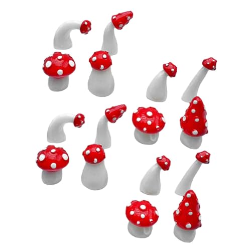 TOBBOMEY Realistische Mini-Pilze Aus Kunstharz 16 Stück Nachtlicht-Pilze Pilzfigur Pilz- Miniatur-pilz-Modell TOBBOMEY Realistische Mini-Pilze Aus Kunstharz 16 Stück Nachtlicht-Pilze Pilzfigur Pilz- Miniatur-pilz-Modell von TOBBOMEY