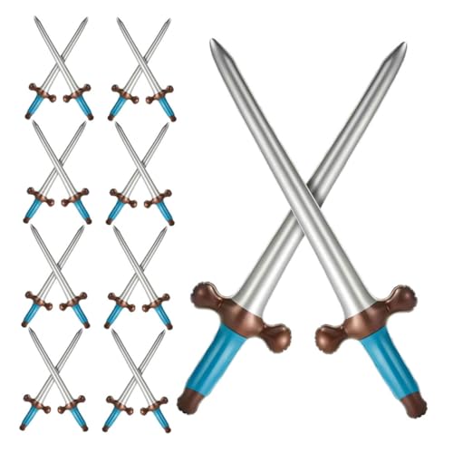 TOBBOMEY 18 Stück Aufblasbares Piratenschwert, Piratenzubehör, Piratenschwerter, Kinder, Piraten Cosplay Requisiten, Aufblasbare Schwerter, Ballons, Kinder, Rollenspiele, Aufblasbares Pvc TOBBOMEY 18 Stück Aufblasbares Piratenschwert, Piratenzubehör, Piratenschwerter, Kinder, Piraten Cosplay Requisiten, Aufblasbare Schwerter, Ballons, Kinder, Rollenspiele, Aufblasbares Pvc von TOBBOMEY