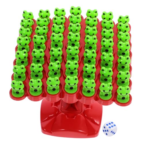 TOBBOMEY 1Satz Interaktives Frosch Balance Brettspiel für Spieler Montessori Familien Feinmotorik und Kognitiven Fähigkeiten für Eltern von TOBBOMEY