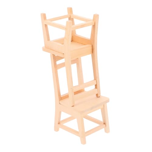 TOBBOMEY 2 . Miniatur Kleine Holzstühle für Puppenhaus Stabile Leichte Mini Holzmöbel ohne Geruch Geeignet als Dekoration und DIY Zubehör für Puppen und Mikro Landschaften TOBBOMEY 2 . Miniatur Kleine Holzstühle für Puppenhaus Stabile Leichte Mini Holzmöbel ohne Geruch Geeignet als Dekoration und DIY Zubehör für Puppen und Mikro Landschaften von TOBBOMEY