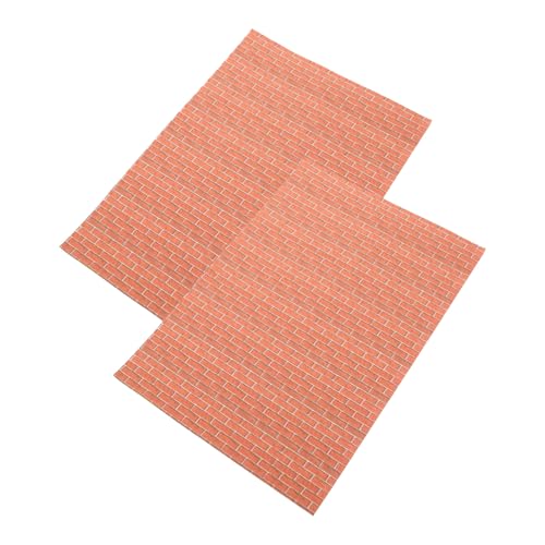 TOBBOMEY 2 Blätter Maßstab Leicht Zuschneidbar für DIY Dollhouse Wanddekoration und Miniatur Raumgestaltung TOBBOMEY 2 Blätter Maßstab Leicht Zuschneidbar für DIY Dollhouse Wanddekoration und Miniatur Raumgestaltung von TOBBOMEY