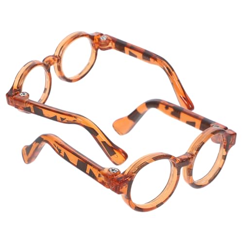 TOBBOMEY 2 Paare Mini Puppenbrillen Leopardenmuster Stylische Eyewear Puppenzubehör für Bjd Puppen Dress Up DIY Sonnenbrillen Accessoires TOBBOMEY 2 Paare Mini Puppenbrillen Leopardenmuster Stylische Eyewear Puppenzubehör für Bjd Puppen Dress Up DIY Sonnenbrillen Accessoires von TOBBOMEY