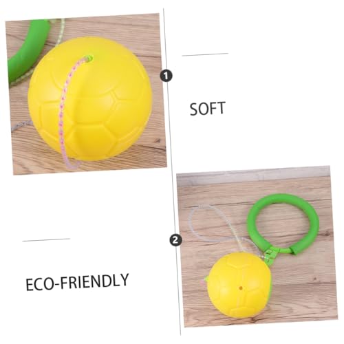 TOBBOMEY 2 STÜCK Teiliges Hüpfball mit Beinen Leichtes Federndes Sprungspielzeug für Buntes Bouncing Ball Toy Geeignet für Indoor Outdoor spaß Fördert Bewegung und Fitness Zufällige Farbe von TOBBOMEY
