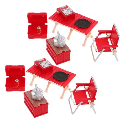 TOBBOMEY 2 Sätze Camping Set mit Faltbaren Mini Stühlen und Picknicktisch Realistische Outdoor Simulation Spielausrüstung für Indoor und Outdoor Rollenspiele Pädagogisch und Abenteuerlich TOBBOMEY 2 Sätze Camping Set mit Faltbaren Mini Stühlen und Picknicktisch Realistische Outdoor Simulation Spielausrüstung für Indoor und Outdoor Rollenspiele Pädagogisch und Abenteuerlich von TOBBOMEY
