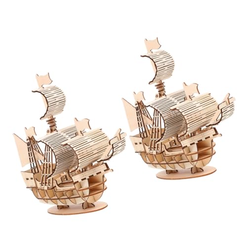 TOBBOMEY 2 Sätze Holzpuzzle Segelschiff Bausatz mit Abgerundeten Kanten und Glatter Oberfläche Sicheres Puzzle Jahre DIY Holz Segelboot Modell für Dekoration und Freizeit TOBBOMEY 2 Sätze Holzpuzzle Segelschiff Bausatz mit Abgerundeten Kanten und Glatter Oberfläche Sicheres Puzzle Jahre DIY Holz Segelboot Modell für Dekoration und Freizeit von TOBBOMEY