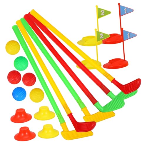 TOBBOMEY 2 Sätze Kindergolfspielzeug aus Sicherem Kunststoff Pädagogisches Indoor Outdoor Sportset für Ab Jahren Leichtes Tragbares Golfspiel für Jungen und Mädchen Fördert Zufällige Farbe TOBBOMEY 2 Sätze Kindergolfspielzeug aus Sicherem Kunststoff Pädagogisches Indoor Outdoor Sportset für Ab Jahren Leichtes Tragbares Golfspiel für Jungen und Mädchen Fördert Zufällige Farbe von TOBBOMEY