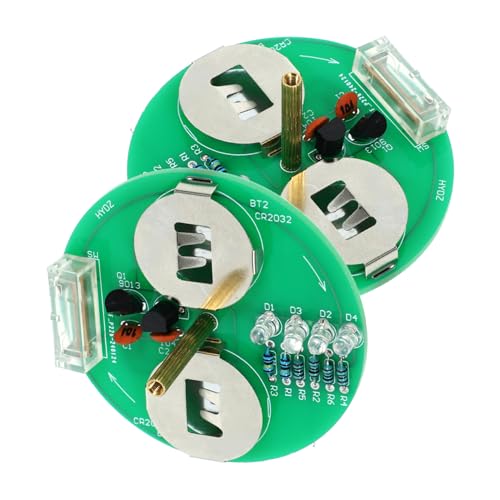 TOBBOMEY 2 Sätze LED Gyroskop Bausatz Elektronisches Lötprojekt DIY Löten Anfänger Übung Kit Klein Leicht Tragbar für Elektronik Lernen und Schulung TOBBOMEY 2 Sätze LED Gyroskop Bausatz Elektronisches Lötprojekt DIY Löten Anfänger Übung Kit Klein Leicht Tragbar für Elektronik Lernen und Schulung von TOBBOMEY