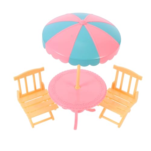 TOBBOMEY 2 Sätze Miniatur Strandliegestuhl Puppenhaus Zubehör Realistische Miniatur Sonnenliege für DIY Puppendeko Spielzubehör Kinderzimmer Dekoration von TOBBOMEY