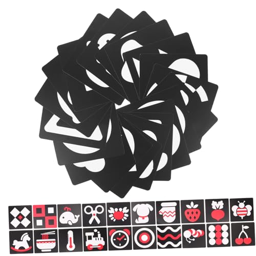 TOBBOMEY 2 Sätze Säuglingsspielzeug 0-3 Monate -Spielzeugkarten kontrastreiches Babyspielzeug für Neugeborene 3 Monate altes für Babys Babylernspielzeug 0-6 Monate Papierkarte TOBBOMEY 2 Sätze Säuglingsspielzeug 0-3 Monate -Spielzeugkarten kontrastreiches Babyspielzeug für Neugeborene 3 Monate altes für Babys Babylernspielzeug 0-6 Monate Papierkarte von TOBBOMEY