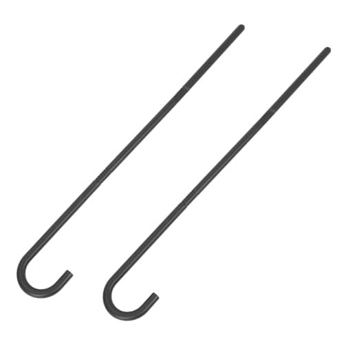 TOBBOMEY 2 Sätze Schwarze Party Krücken Stöcke Kunststoff Halloween Zauberer Requisiten Tanzstab Dekoration für Bühnenauftritte und Kostümpartys von TOBBOMEY