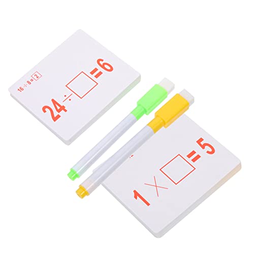 TOBBOMEY 2 Sets Puzzlekarten, Multifunktionales Lernspielzeug, Arithmetik Karteikarten, Mathe Zählspielzeug Für Kinder, Intelligenzentwicklung, Spielzeug, Löschbare Mathe Karten, Lustige TOBBOMEY 2 Sets Puzzlekarten, Multifunktionales Lernspielzeug, Arithmetik Karteikarten, Mathe Zählspielzeug Für Kinder, Intelligenzentwicklung, Spielzeug, Löschbare Mathe Karten, Lustige von TOBBOMEY