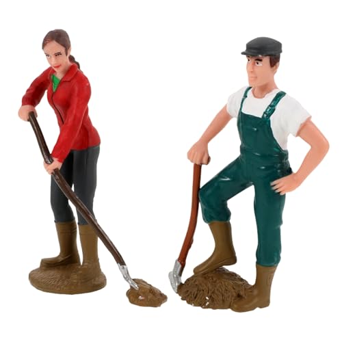 TOBBOMEY 2 Stück Bauernhof Puppenmodell, Miniatur Bauernmodell, Figur, Modelldekoration, Miniatur Bauernfigur, Charakterfigur, Miniatur Bauernfigur, Bauernhof Menschen Modell, TOBBOMEY 2 Stück Bauernhof Puppenmodell, Miniatur Bauernmodell, Figur, Modelldekoration, Miniatur Bauernfigur, Charakterfigur, Miniatur Bauernfigur, Bauernhof Menschen Modell, von TOBBOMEY