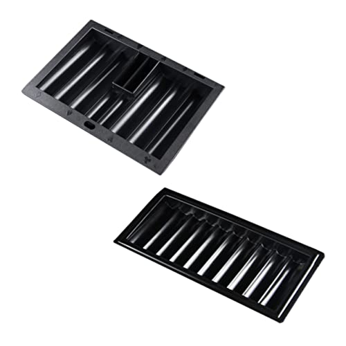 TOBBOMEY 2 Stück Chip Tablett Pokerchip Hülle Pokerchip Halter Tischchip Tablett Dickes Pokerchip Tablett Tischchip Aufbewahrungstablett Tischchip Halter Tablett von TOBBOMEY