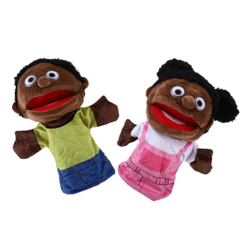 TOBBOMEY 2 Stück Familienhandpuppe, Handspielzeug, Familienmitglieder Handpuppen, Storytime Handpuppe, Zeichentrickfigur, Handpuppe, Lebensechte Handpuppe, Geschichtenfigur, Puppe, von TOBBOMEY