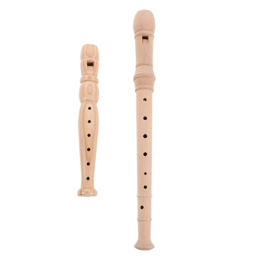 TOBBOMEY 2 Stück Holzblockflöte German Style Sopran Flöte aus Holz Präzise Gestimmt Leicht und Tragbar Musikblockflöte für Anfänger Schule und Zuhause TOBBOMEY 2 Stück Holzblockflöte German Style Sopran Flöte aus Holz Präzise Gestimmt Leicht und Tragbar Musikblockflöte für Anfänger Schule und Zuhause von TOBBOMEY