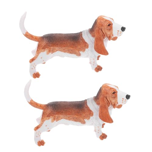 TOBBOMEY 2 Stück Hundemodell Spielzeug, Hundefigur, Dekoration, Hundestatuen, Tischhunde Ornament, Gefälschtes Hundemodell, Kleines Hundemodell, Realistisches Hundemodell, Hundemodelle Zur TOBBOMEY 2 Stück Hundemodell Spielzeug, Hundefigur, Dekoration, Hundestatuen, Tischhunde Ornament, Gefälschtes Hundemodell, Kleines Hundemodell, Realistisches Hundemodell, Hundemodelle Zur von TOBBOMEY