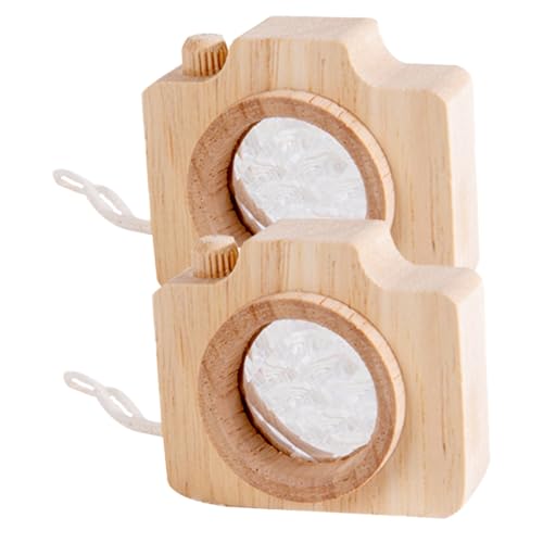 TOBBOMEY 2 Stück Kinder Kaleidoskop, Holzkameras, Dekoratives Spielzeug, Kamera, Partyspielzeug, Pädagogisches Kaleidoskop, Spielzeug Für Partygeschenke, Lustiges Spielzeug, von TOBBOMEY