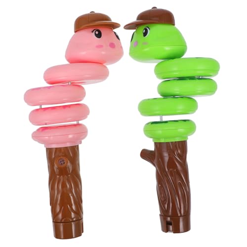 TOBBOMEY 2 Stück Kinderpfeife Kinderpfeife Spielzeug Pfeifenspielzeug Für Kinder Spielzeugpfeifen Laute Pfeife Kunststoffpfeifen Kinderpfeifen Cartoon Tierpfeife Kleinkindpfeifenspielzeug von TOBBOMEY