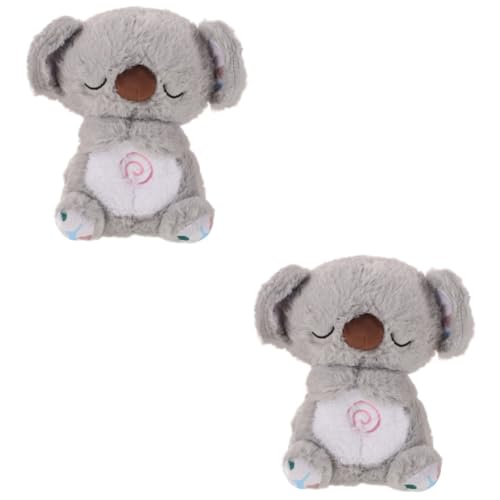 TOBBOMEY 2 Stück Koala Musikpuppe, Tierspielzeug, Schlafzimmer, Stofftier, Warmes Stofftier, Baby Schlafspielzeug, Atmendes Schlafspielzeug, Beruhigendes Babyspielzeug Zum Schlafen, TOBBOMEY 2 Stück Koala Musikpuppe, Tierspielzeug, Schlafzimmer, Stofftier, Warmes Stofftier, Baby Schlafspielzeug, Atmendes Schlafspielzeug, Beruhigendes Babyspielzeug Zum Schlafen, von TOBBOMEY