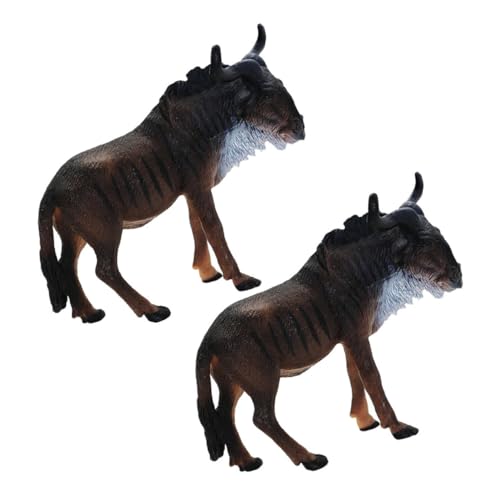 TOBBOMEY 2stücke Miniatur Figuren Von Afrikanischen Tieren Realistische Tiermodelle Für Junge Mädchen Spielzeug Kreativität Und Dekoration Haltbar Und Vielseitig Einsetzbar von TOBBOMEY