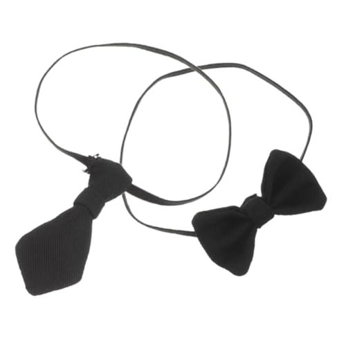 TOBBOMEY 2 Stück Krawatten für Puppenkleidung Stilvolle Accessoires für DIY Puppenoutfits Schwarz TOBBOMEY 2 Stück Krawatten für Puppenkleidung Stilvolle Accessoires für DIY Puppenoutfits Schwarz von TOBBOMEY