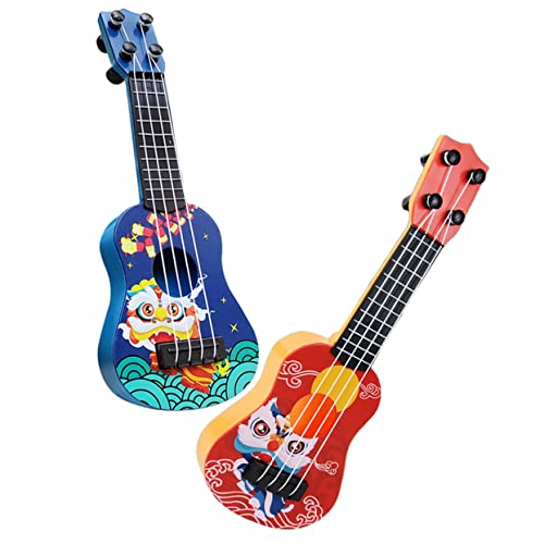 TOBBOMEY 2 Stück Mini Gitarren Für Mädchen, Gitarren Für Kinder Im Alter Von 8–13 Jahren, Kleinkindgitarre, Spielzeuggitarre Für Kleinkinder Von 1–3 Jahren, Akustikgitarre Für Kinder, von TOBBOMEY