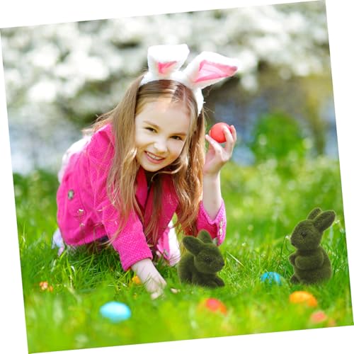 TOBBOMEY 2 Stück Osterhasen Dekoration Realistische Kaninchen Figuren für Terrasse Tischdeko Österliche Hasen Skulpturen Lebensecht und Niedlich TOBBOMEY 2 Stück Osterhasen Dekoration Realistische Kaninchen Figuren für Terrasse Tischdeko Österliche Hasen Skulpturen Lebensecht und Niedlich von TOBBOMEY