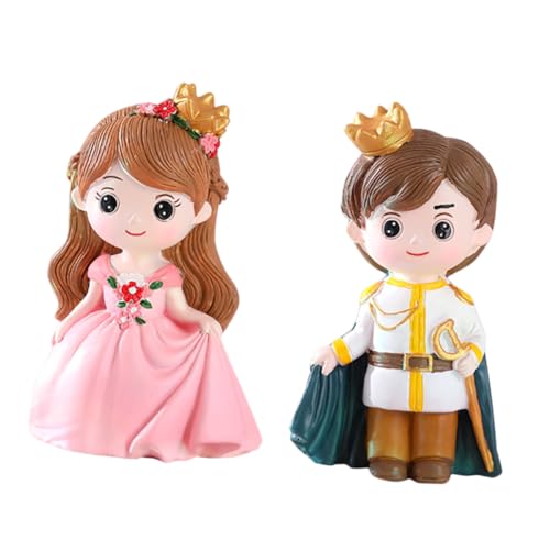 TOBBOMEY 2 Stück Prinzessin und Prinz Cake Topper Figuren aus Resin Niedliche Tortendeko für Geburtstag Party Dekoration Leichte Langlebige Kuchenaufsätze für Fest TOBBOMEY 2 Stück Prinzessin und Prinz Cake Topper Figuren aus Resin Niedliche Tortendeko für Geburtstag Party Dekoration Leichte Langlebige Kuchenaufsätze für Fest von TOBBOMEY