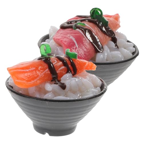 TOBBOMEY 2 Stück Simuliertes Sushi Reis Spielessen, Spielzeugessen Für Kinder, Küchenessen Modell, Spielzeugessen, Spielzeug, Rollenspiel Spielzeug, Essen Für Die Spielküche, TOBBOMEY 2 Stück Simuliertes Sushi Reis Spielessen, Spielzeugessen Für Kinder, Küchenessen Modell, Spielzeugessen, Spielzeug, Rollenspiel Spielzeug, Essen Für Die Spielküche, von TOBBOMEY