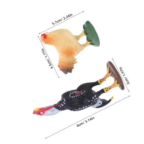 TOBBOMEY 2 Stück Teiliges Farm Hühner Realistische Henne und Hahn Figuren Bunte Miniatur Bauernhof Tiere Pädagogisch für Robust für Drinnen und Draußen Fördert Kreativität und Farberkennung TOBBOMEY 2 Stück Teiliges Farm Hühner Realistische Henne und Hahn Figuren Bunte Miniatur Bauernhof Tiere Pädagogisch für Robust für Drinnen und Draußen Fördert Kreativität und Farberkennung von TOBBOMEY