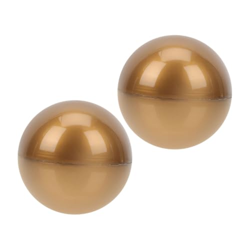 TOBBOMEY 2 Stück Teiliges Goldene Kunststoff Lotteriebälle zum Öffnen Wiederverwendbare Ziehungsbälle für Tombola Party und Firmenveranstaltungen Langlebige Dekorative Entertainment von TOBBOMEY