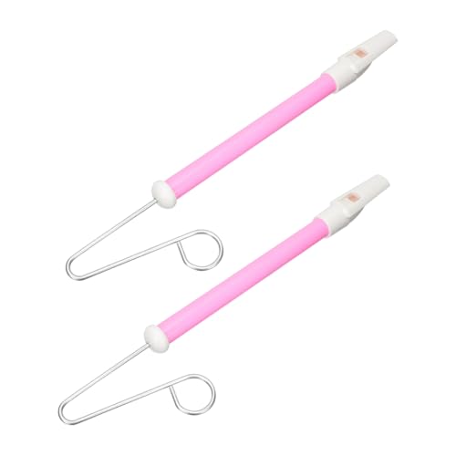 TOBBOMEY 2 Stück Teiliges Musiklernspielzeug Slide Whistle für Glatte Kanten Pädagogisches Blasinstrument Fördert Musikalische Fähigkeiten für Mädchen und Jungen von TOBBOMEY