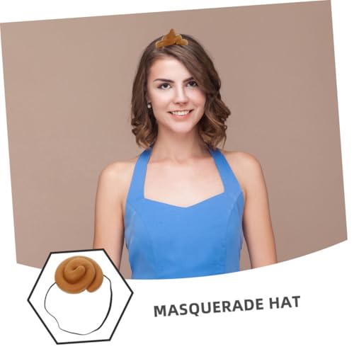 TOBBOMEY 2 Stück Teiliges Poop Hut Realistisch Gestaltete Kopfbedeckung Witziger Nachahmungs Humor für Partys Kostümspiele Fasching Geeignet für Erwachsene von TOBBOMEY