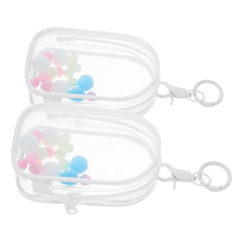 TOBBOMEY 2 Stück Teiliges Transparente PVC Aufbewahrungstasche mit Schlüsselanhänger Staubdichte Verschließbare Sammlertasche für Puppen und Mini Figuren Klarer Sichtschutz Tragbare Doll TOBBOMEY 2 Stück Teiliges Transparente PVC Aufbewahrungstasche mit Schlüsselanhänger Staubdichte Verschließbare Sammlertasche für Puppen und Mini Figuren Klarer Sichtschutz Tragbare Doll von TOBBOMEY
