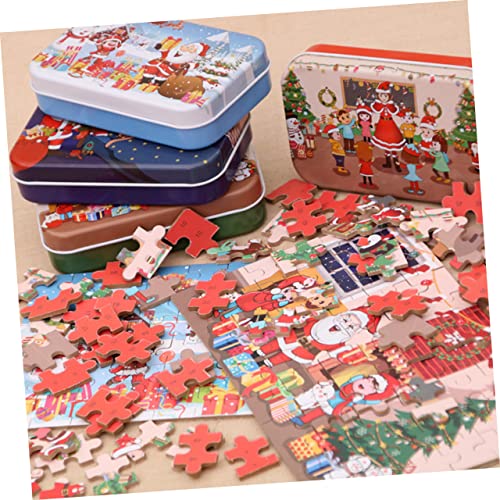 TOBBOMEY 2 Stück Teiliges Weihnachts Holzpuzzle für Kreatives Lernspielzeug aus Glattem Sicherem Holz Fördert Hand Auge Koordination und Kognitive Entwicklung für Eltern Junge Mädchen TOBBOMEY 2 Stück Teiliges Weihnachts Holzpuzzle für Kreatives Lernspielzeug aus Glattem Sicherem Holz Fördert Hand Auge Koordination und Kognitive Entwicklung für Eltern Junge Mädchen von TOBBOMEY