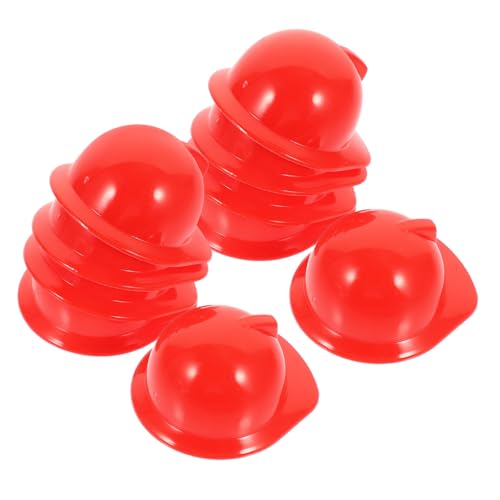 TOBBOMEY 20 Stück Haustierhut, Schutzhelmkappe, Spielzeughut, Miniaturhelme, Hüte, Spielzeughelm, Mini Kunststoffhelme, Mini Roter Sicherheitshut, Helme Für Puppen, Halloween Helm TOBBOMEY 20 Stück Haustierhut, Schutzhelmkappe, Spielzeughut, Miniaturhelme, Hüte, Spielzeughelm, Mini Kunststoffhelme, Mini Roter Sicherheitshut, Helme Für Puppen, Halloween Helm von TOBBOMEY
