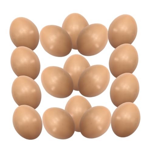 TOBBOMEY 20 Stück Künstliche Eier Zum Selbermachen, Basteln, Bemalen, Künstliche Eier, Dekoration, Eiermodell, Schreibtischzubehör, Dekorative Eier, Simulierte Eier, Dekoration Zum von TOBBOMEY