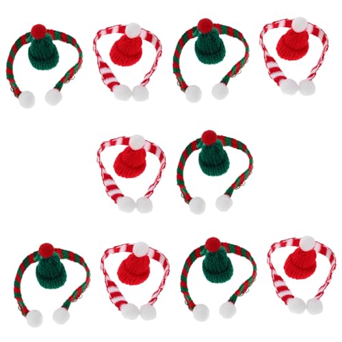 TOBBOMEY 20 Stück Mini Weihnachtsmützen und Schals Dekoration für Weinflaschen Puppenhaus und DIY Projekte für Festliche Anlässe und Kreative Bastelarbeiten TOBBOMEY 20 Stück Mini Weihnachtsmützen und Schals Dekoration für Weinflaschen Puppenhaus und DIY Projekte für Festliche Anlässe und Kreative Bastelarbeiten von TOBBOMEY