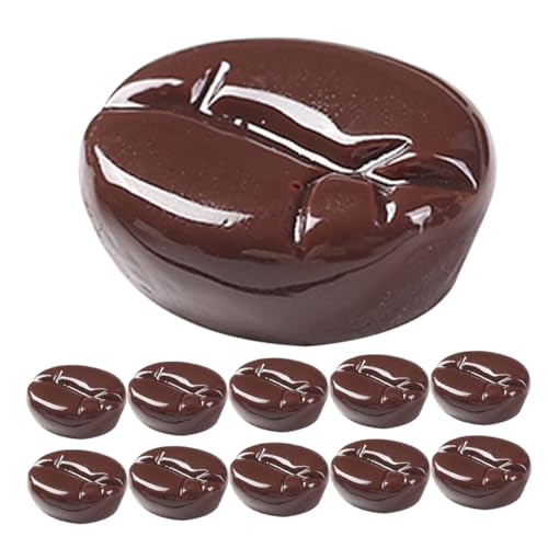 TOBBOMEY Harz Kaffeebohnen Decor Mate Home Decor Nachahmung Kaffeebohnen Figur TOBBOMEY Harz Kaffeebohnen Decor Mate Home Decor Nachahmung Kaffeebohnen Figur von TOBBOMEY
