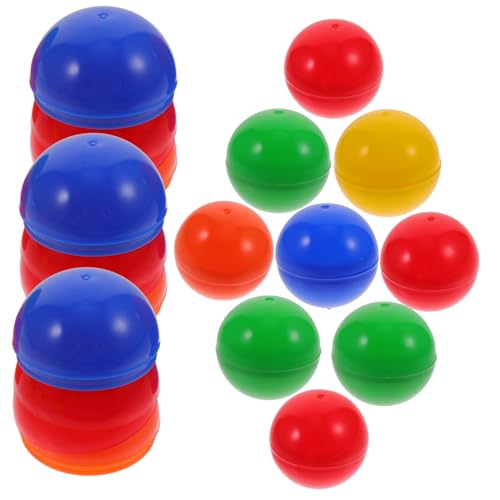 TOBBOMEY 20 Stück Teiliges Bunte Plastikkugeln Leichte Glatte Lotteriebälle mit Hoher Druckfestigkeit für Spiele Basteln Tombola und Partyaktivitäten TOBBOMEY 20 Stück Teiliges Bunte Plastikkugeln Leichte Glatte Lotteriebälle mit Hoher Druckfestigkeit für Spiele Basteln Tombola und Partyaktivitäten von TOBBOMEY