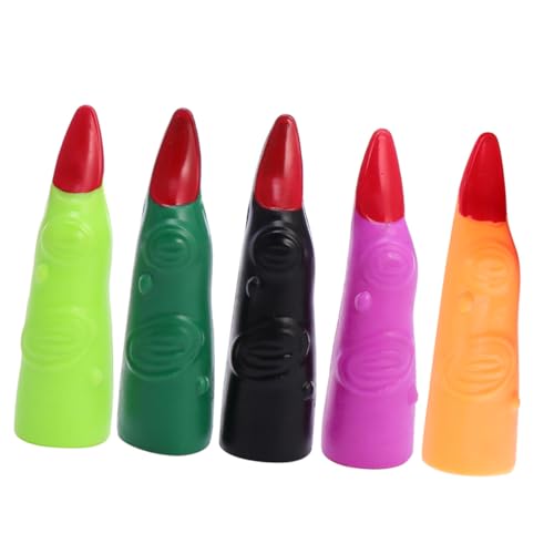 TOBBOMEY 20 Stück Teiliges Fake Zombie Fingernägel in Schwarz Orange und Grün Leichte Fingernagelabdeckungen für Halloween Cosplay und Gruselige Partydekorationen für Hexen und Zombie TOBBOMEY 20 Stück Teiliges Fake Zombie Fingernägel in Schwarz Orange und Grün Leichte Fingernagelabdeckungen für Halloween Cosplay und Gruselige Partydekorationen für Hexen und Zombie von TOBBOMEY