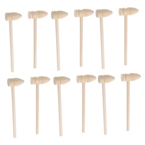 TOBBOMEY 20 Stück Teiliges Holzhammer Kleine Mallets mit Langem Griff Ergonomisch Sicherer Halt als Geburtstags Schokoladenpartys Fördert Feinmotorik und Kreativität TOBBOMEY 20 Stück Teiliges Holzhammer Kleine Mallets mit Langem Griff Ergonomisch Sicherer Halt als Geburtstags Schokoladenpartys Fördert Feinmotorik und Kreativität von TOBBOMEY