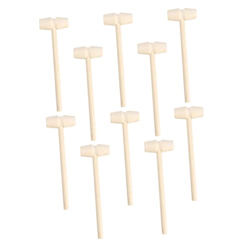 TOBBOMEY 20 Stück Teiliges Mini Holzklopfer Pädagogisches Lernspielzeug für Jungen und Mädchen Fördert Hand Auge Koordination Fördert Feinmotorik und Greiffähigkeit bei Kleinkindern von TOBBOMEY