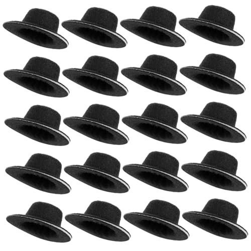 TOBBOMEY 20 Stück Teiliges Mini Schneemann Hüte Schwarz DIY Weihnachtsmütze Filzhut Bastelset für Puppen Dekoration Weihnachtsstrickmütze Party Zubehör Zufällige Farbe TOBBOMEY 20 Stück Teiliges Mini Schneemann Hüte Schwarz DIY Weihnachtsmütze Filzhut Bastelset für Puppen Dekoration Weihnachtsstrickmütze Party Zubehör Zufällige Farbe von TOBBOMEY