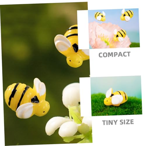 TOBBOMEY 20 Stück Teiliges Miniatur Bienen aus Langlebigem Harz Detailreiche Kleine Figuren für Mikro landschaftsgestaltung Valentinstagsdeko und Garten Dekoration für Aquarium und TOBBOMEY 20 Stück Teiliges Miniatur Bienen aus Langlebigem Harz Detailreiche Kleine Figuren für Mikro landschaftsgestaltung Valentinstagsdeko und Garten Dekoration für Aquarium und von TOBBOMEY