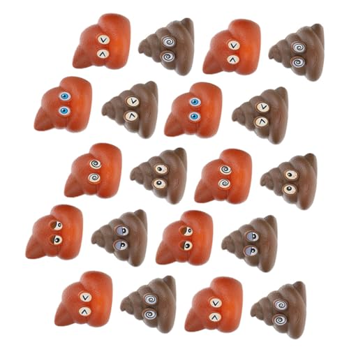 TOBBOMEY 20 Stück Teiliges Realistisches Fake Poop Flexibel Lustige Streichspielzeuge für Halloween April Fools Party Dekoration und Stressabbau TOBBOMEY 20 Stück Teiliges Realistisches Fake Poop Flexibel Lustige Streichspielzeuge für Halloween April Fools Party Dekoration und Stressabbau von TOBBOMEY