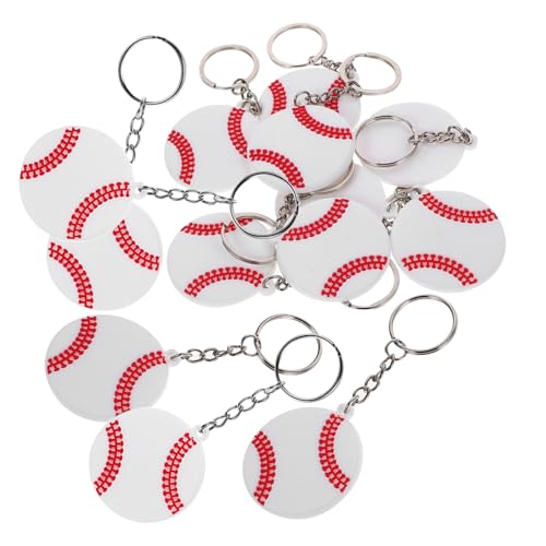 TOBBOMEY 20 Stück Volleyball Schlüsselanhänger PVC Sport Kugelanhänger mit Schlüsselring für Taschen Rucksack Deko Volleyballer Partygeschenke Sportanhänger TOBBOMEY 20 Stück Volleyball Schlüsselanhänger PVC Sport Kugelanhänger mit Schlüsselring für Taschen Rucksack Deko Volleyballer Partygeschenke Sportanhänger von TOBBOMEY